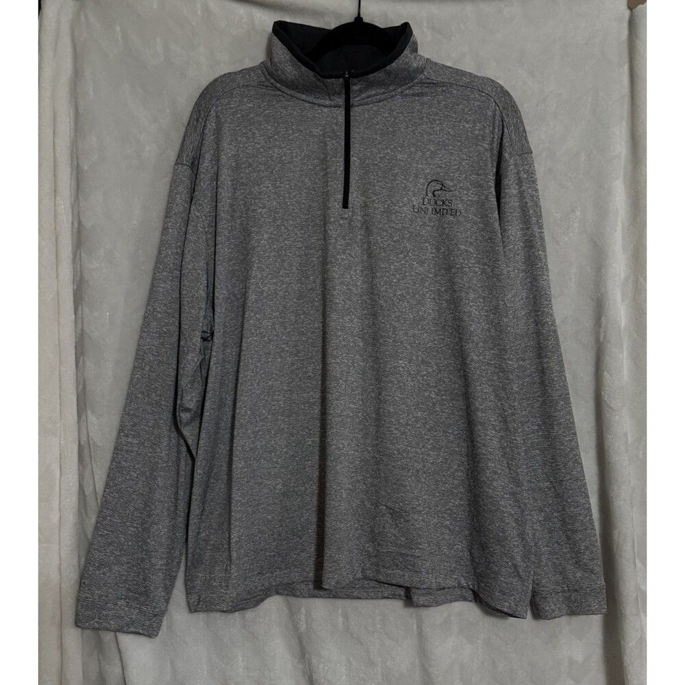Men’s Ducks Unlimited 1/4 Zip Athletic Top - Size X-Large